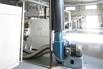 Silencieux de sortie d'air du ventilateur